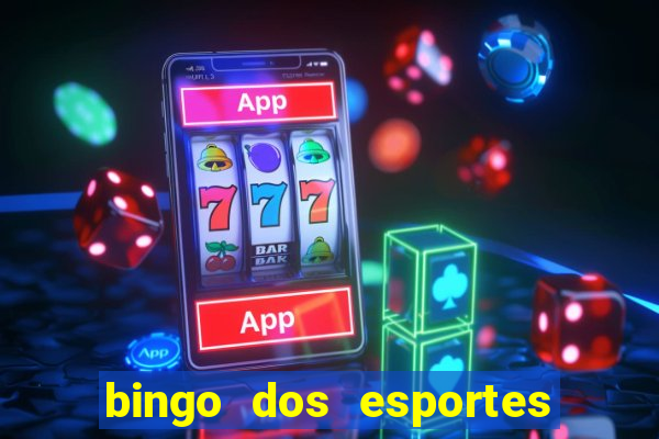 bingo dos esportes para imprimir